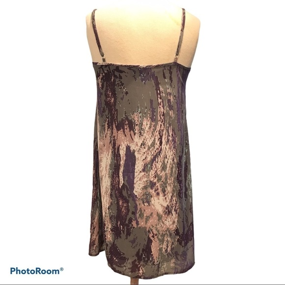 Akualani Mini Dress Pleated Top Button Front Sleeveless S - Picture 2 of 5